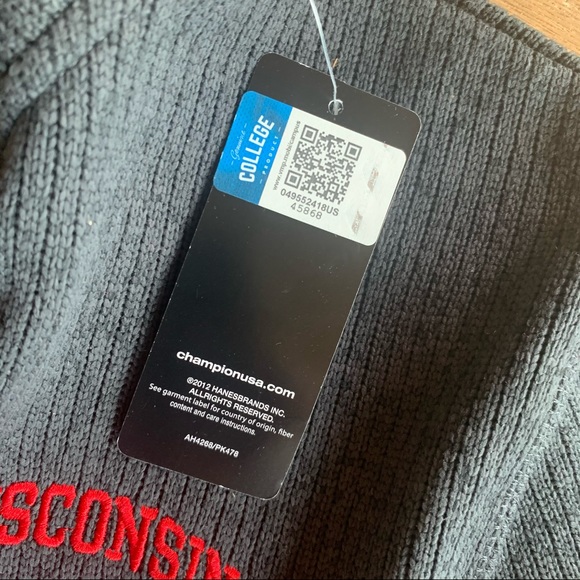 Badgers Champion Quarter Zip Sweater - Picture 5 of 7